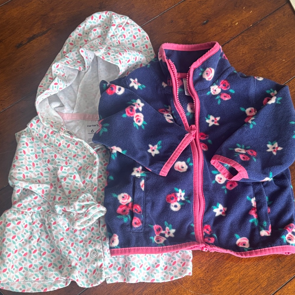 Carter's Set of 2 Baby Jackets 6 month size